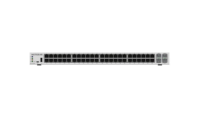 NETGEAR Smart GC752XP - switch - 52 ports - smart - rack-mountable