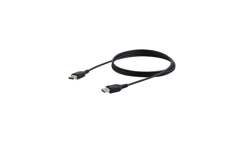 StarTech.com 2 m VESA Certified DisplayPort 1.4 Cable - 8K 60Hz HBR3 HDR - 6 ft Super UHD 4K 120Hz - DP to DP Slim Video