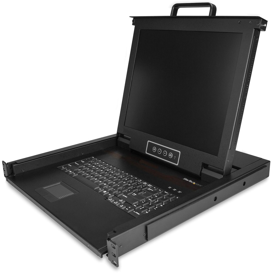 StarTech.com Rackmount KVM Console - 1U 17" LCD Monitor Single Port VGA KVM