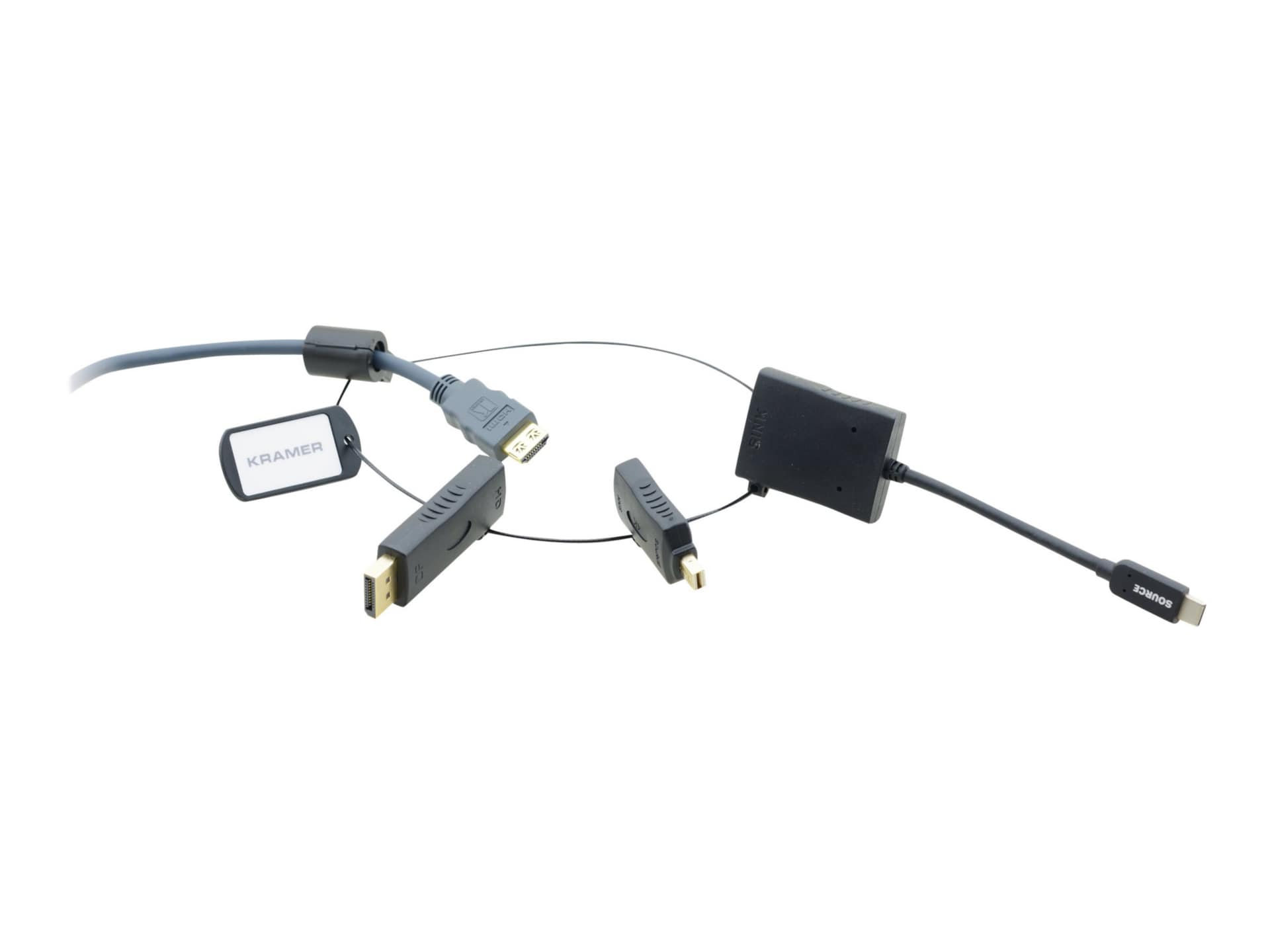Kramer AD-RING-7 - video / audio adapter kit - DisplayPort / HDMI / USB