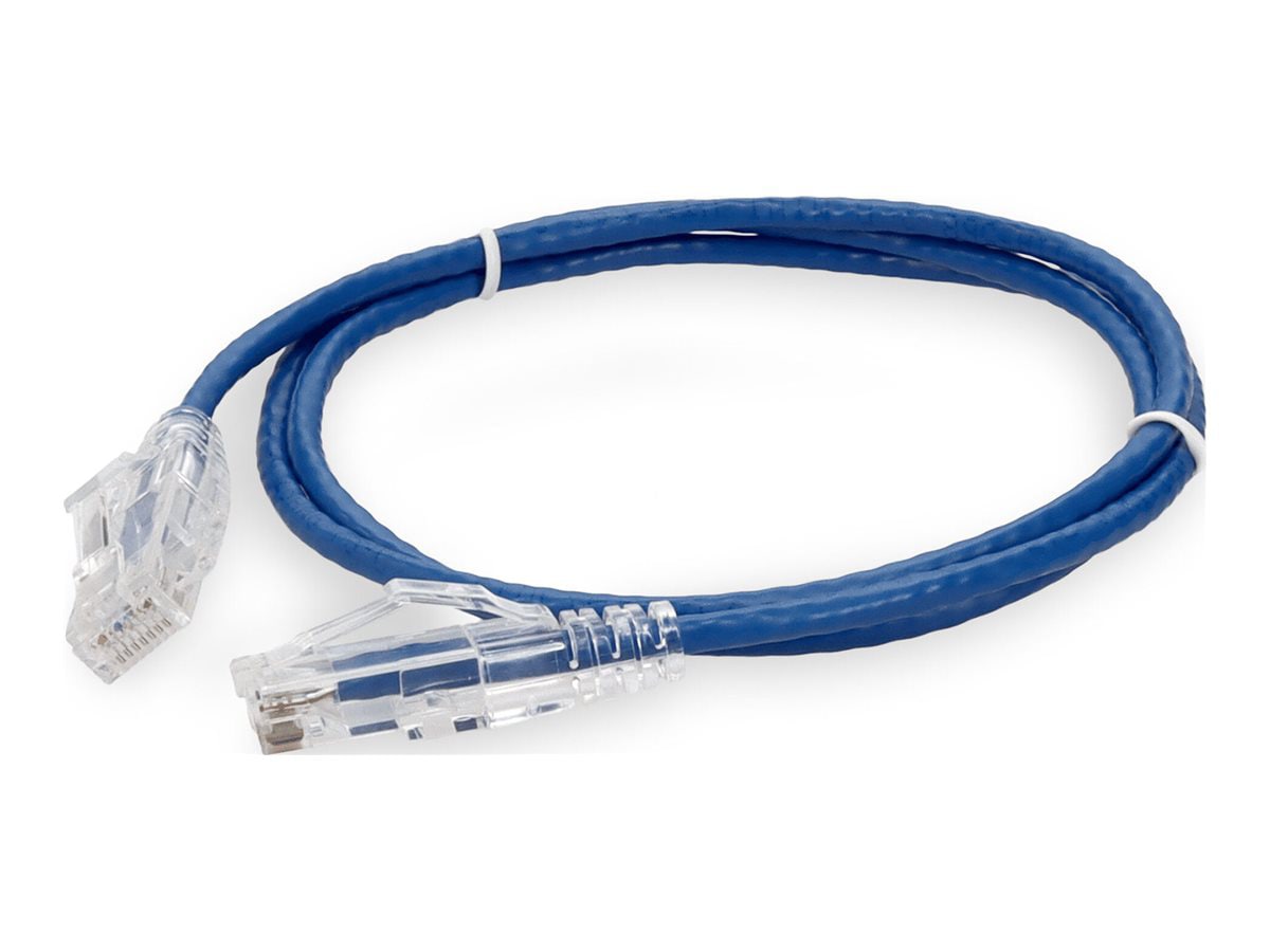 Proline 5ft RJ-45 (M)/RJ-45 (M) Straight Blue Cat6 Slim UTP PVC Patch Cable