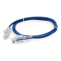 Proline 6ft RJ-45 (M)/RJ-45 (M) Straight Blue Cat6 Slim UTP PVC Patch Cable