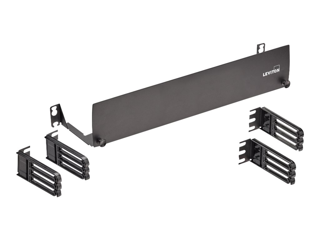 Leviton Patch Cord Manager Tray - rack cable management tray - 2U