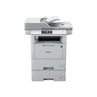 Brother TAA Compliant Monochrome Laser All-in-One Printer with Dual Trays