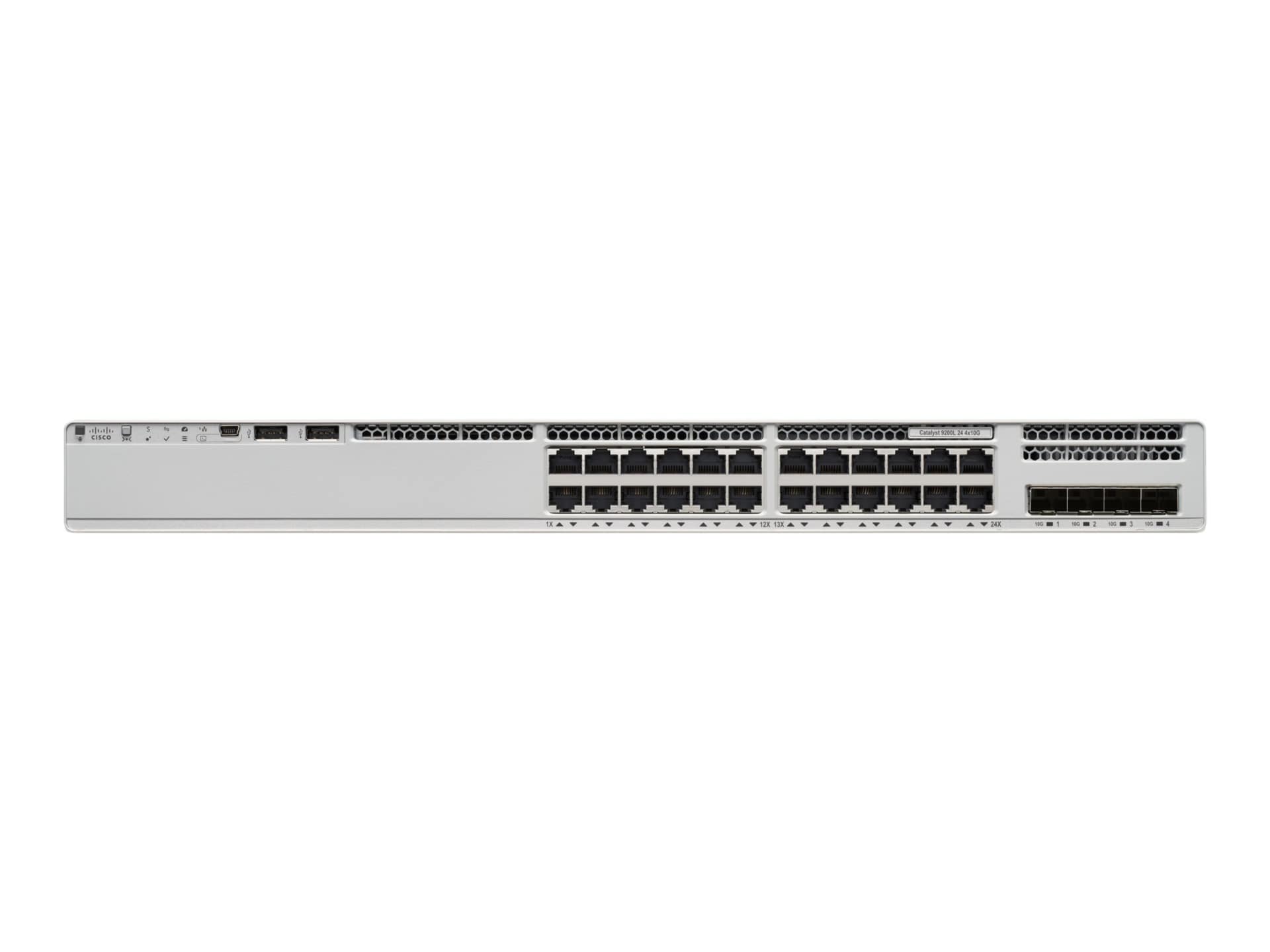Cisco Catalyst 9200L - Network Advantage - switch - 24 ports - rack-mountable
