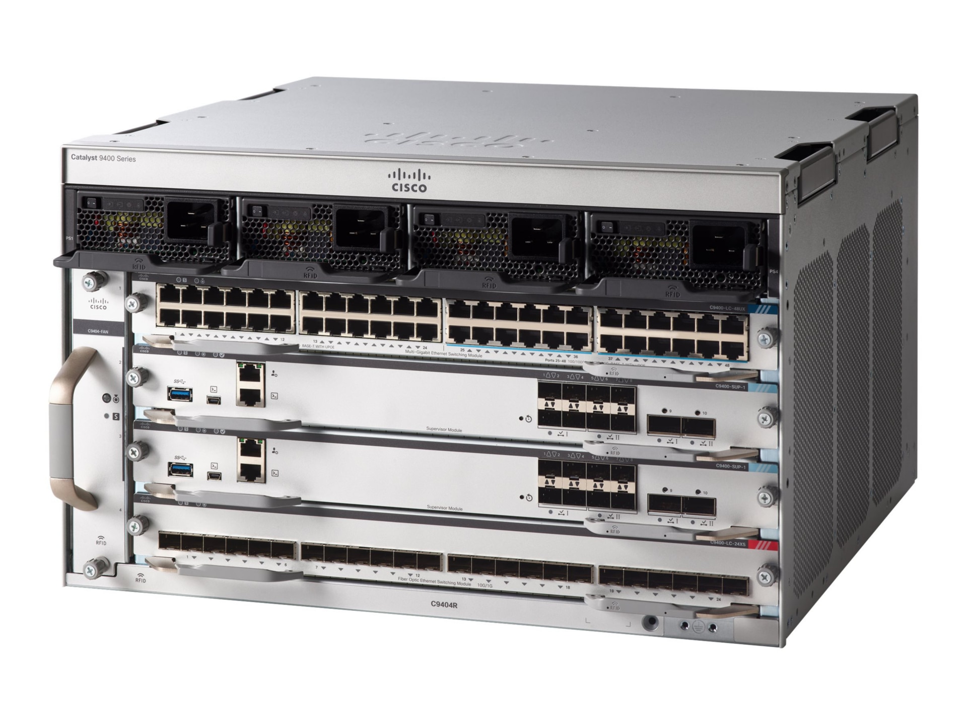 Cisco Catalyst 9404R - switch - rack-mountable