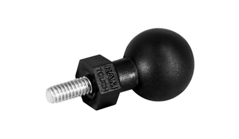 RAM Tough-Ball with M8-1.25 x 8mm Threaded Stud - Size 1" Rubber Ball - bal