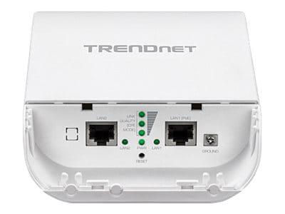 TRENDnet 10dBi Wireless N300 Outdoor PoE Pre-configured Point-to-Point Bridge Bundle Kit, Two Pre-Configured Wireless N