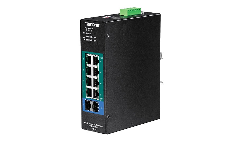 TRENDnet TI-PG102I - switch - 10 ports - managed