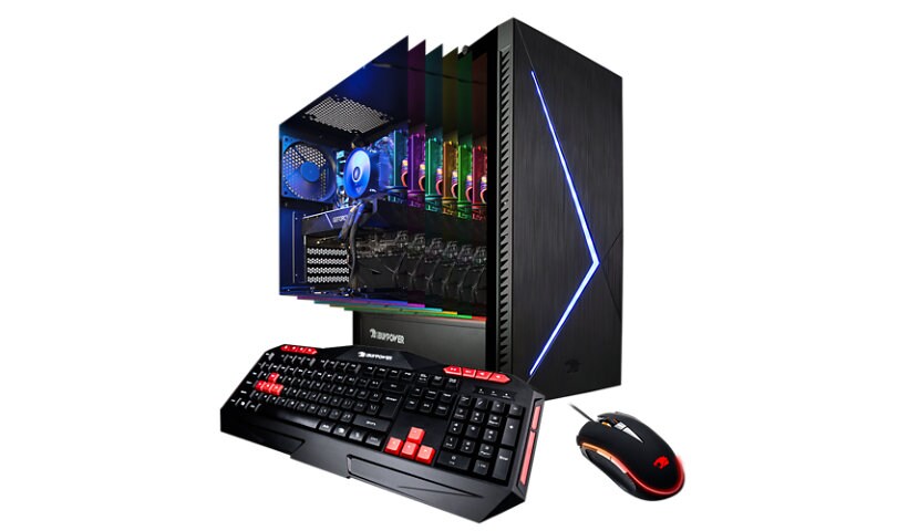 iBuyPower 067I - tower - Core i7 8700 3.2 GHz - 8 GB - SSD 240 GB, HDD 1 TB