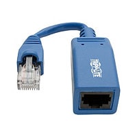 Tripp Lite Cisco Console Rollover Cable Adapter M/F RJ45 to RJ45 Blue 5in