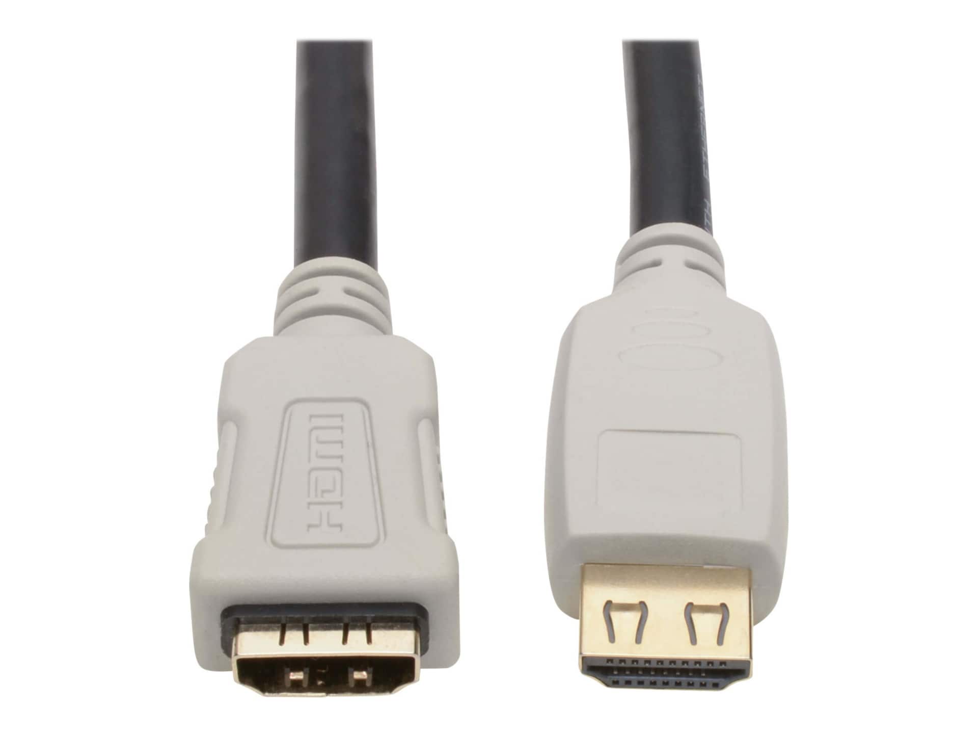 Eaton Tripp Lite Series High-Speed HDMI Extension Cable (M/F) - 4K 60 Hz, HDR, 4:4:4, Gripping Connector, 6 ft. - HDMI