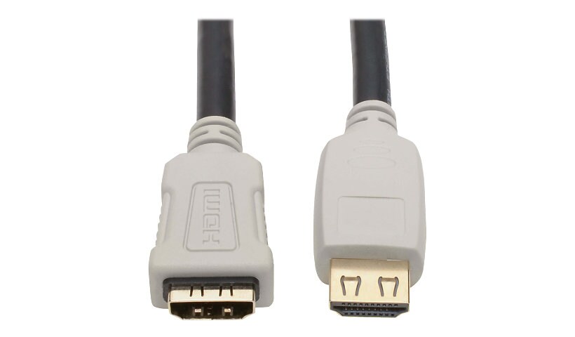 Eaton Tripp Lite Series High-Speed HDMI Extension Cable (M/F) - 4K 60 Hz, HDR, 4:4:4, Gripping Connector, 15 ft. - HDMI