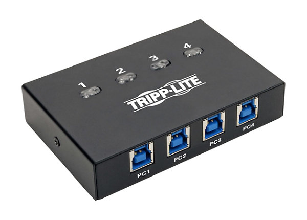 media leer methodologie Tripp Lite 4-Port 2 to 1 USB 3.0 Peripheral Sharing Switch SuperSpeed - USB  peripheral sharing switch - 4 ports - U359-004 - USB Hubs - CDW.com