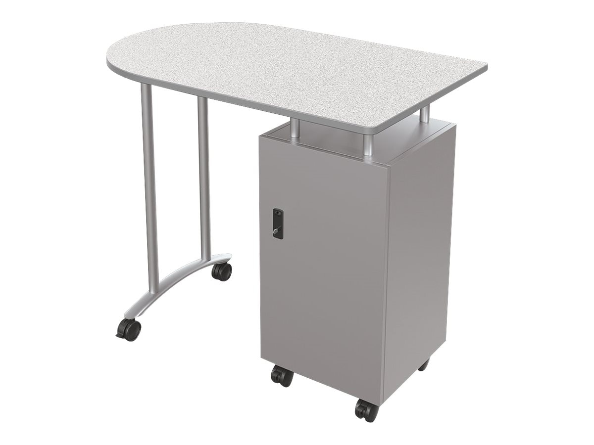 Balt Mobile Teacher Workstation with Locking Cabinet