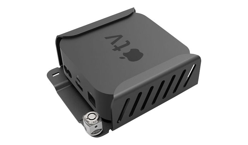 Compulocks Apple TV Security Mount (4th, 4k 1-2nd Gen) (2018-2021) mounting kit - for mediabox - jet black