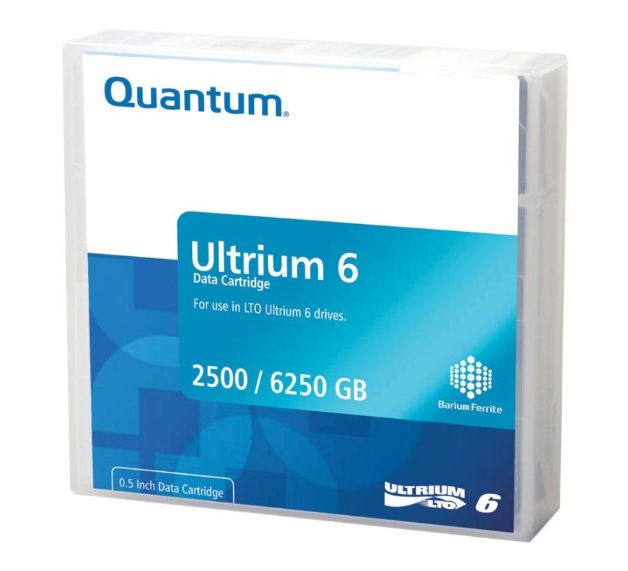 Quantum LTO Ultrium 6 2.5TB / 6.25TB Storage Media - Black