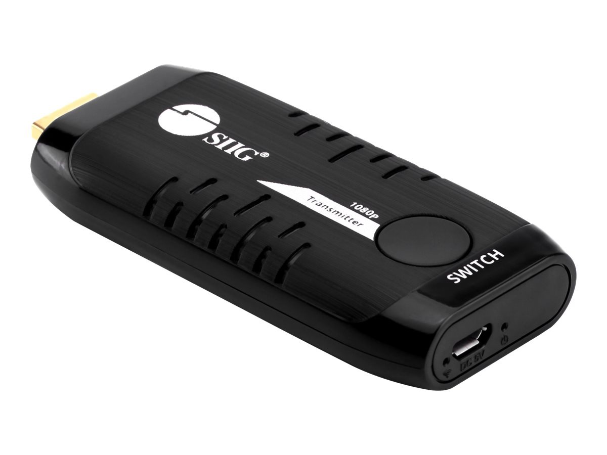 SIIG 10x1 1080p Wireless HDMI Extender - Transmitter - wireless video/audio extender - HDMI
