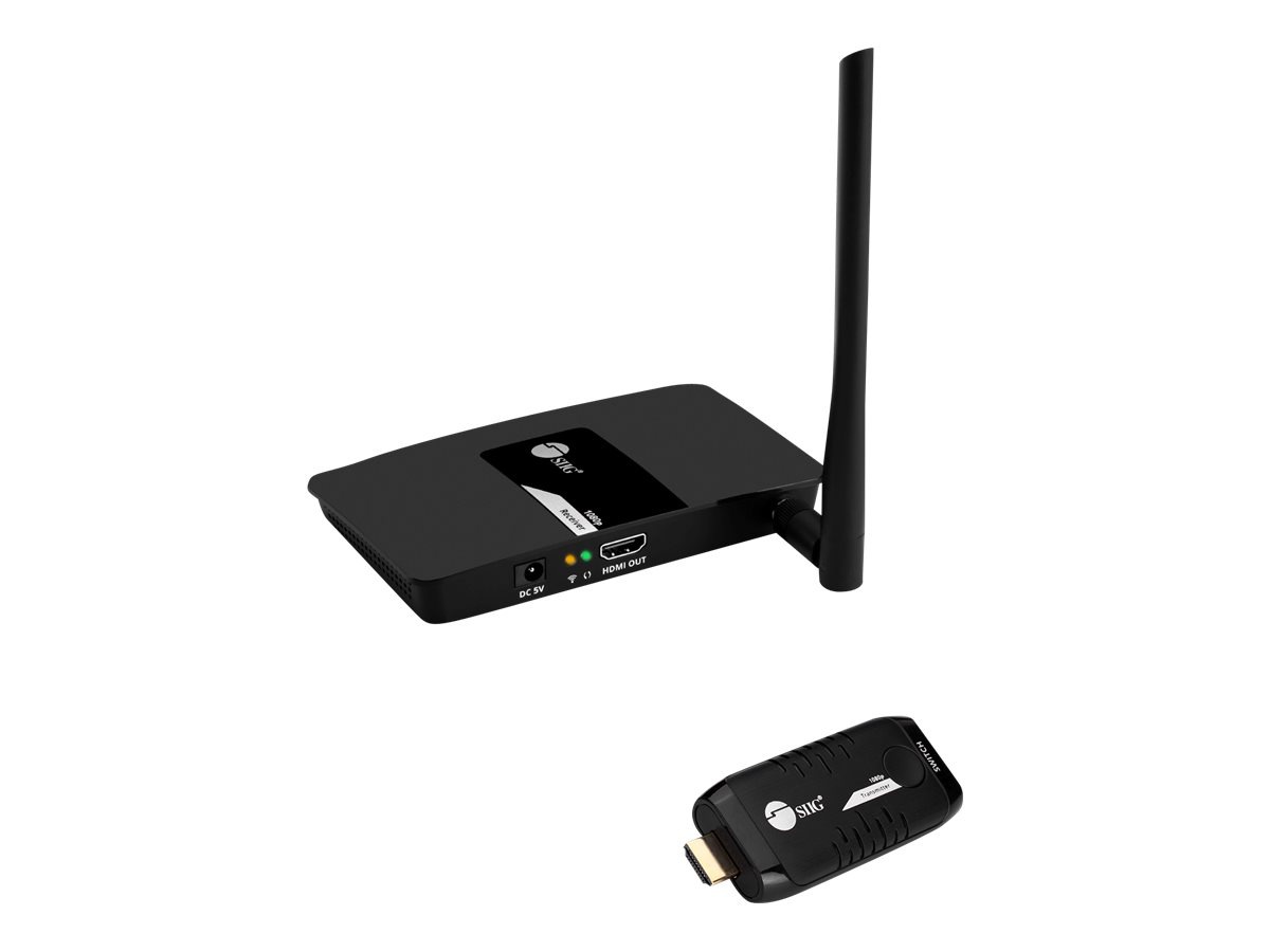 SIIG 10x1 1080p Wireless HDMI Extender Kit - wireless video/audio extender - HDMI