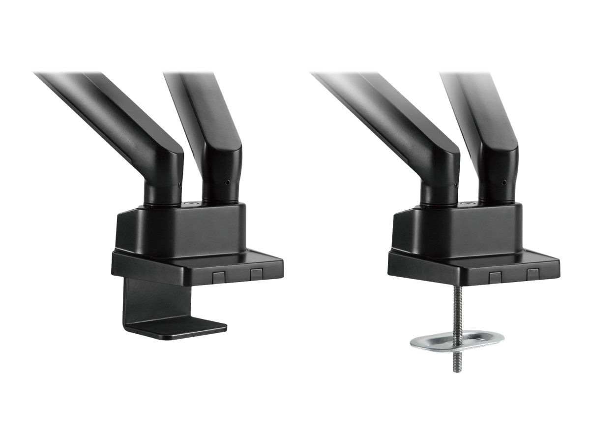 Thumbnail 6 of 9 for SIIG Mechanical Spring Slim Arm - mounting kit - adjustable arm - for 2 monitors - black