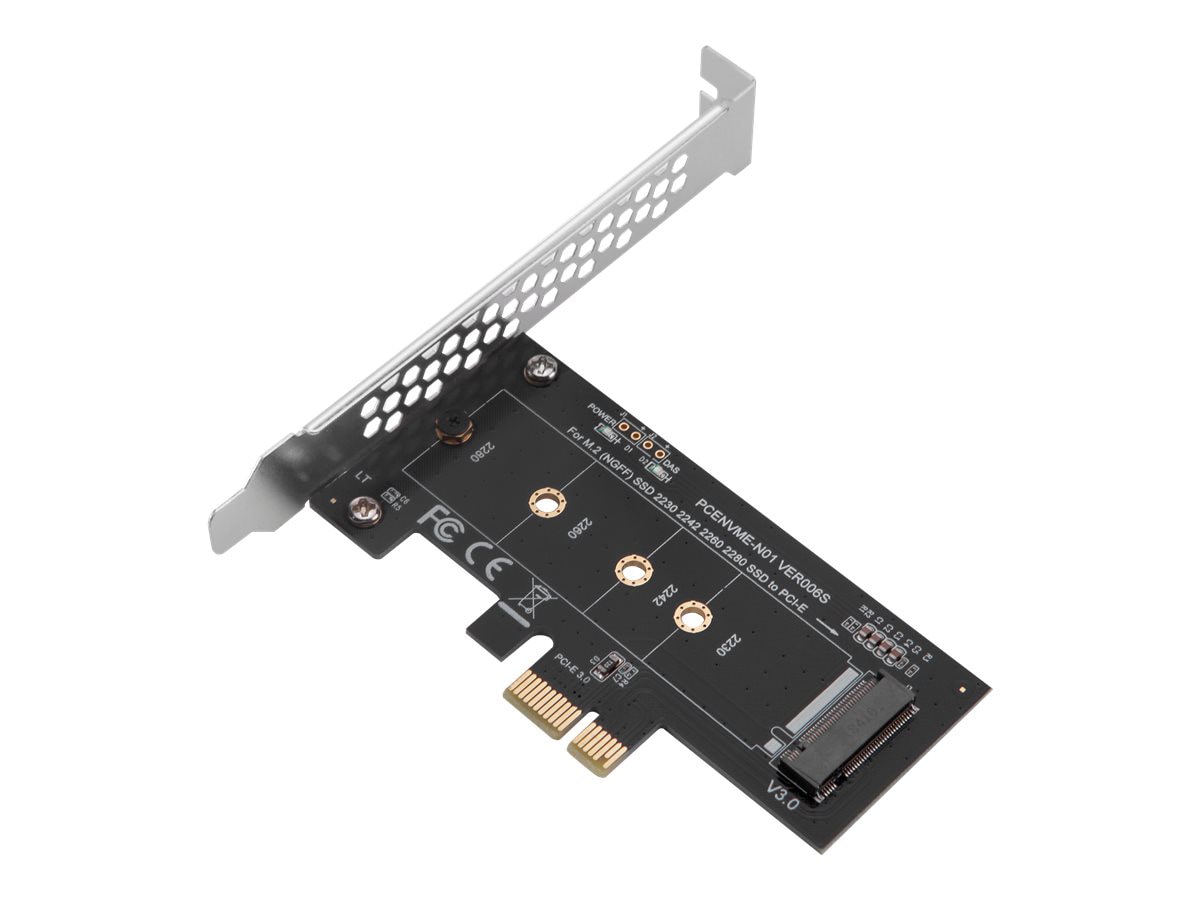 SIIG M.2 PCIe SSD to PCIe Adapter - storage controller - M.2 Card