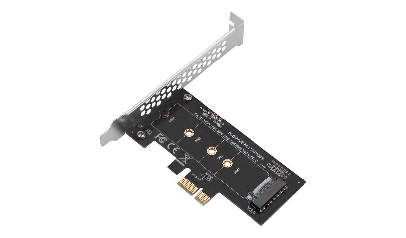 SIIG M.2 PCIe SSD to PCIe Adapter - storage controller - M.2 Card - PCIe 3.0 - TAA Compliant