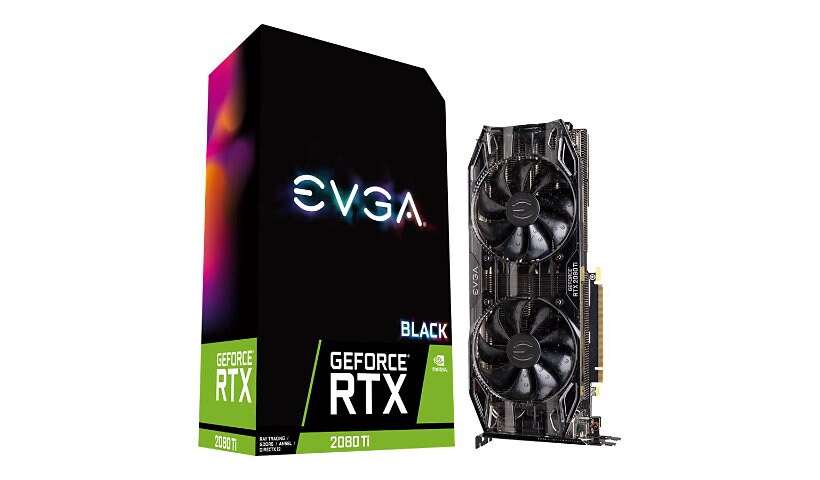 EVGA GeForce RTX 2080 Ti - Black Edition - graphics card - GF RTX 2080 Ti -