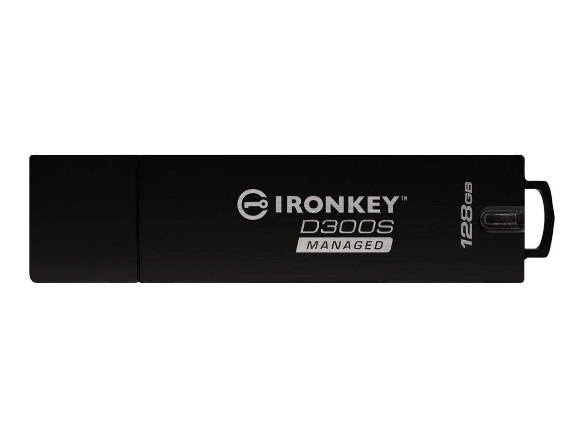 IronKey D300S Managed - USB flash drive - 128 GB - TAA Compliant