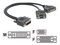 Kramer ADC-DM/DF+GF - DVI splitter - 1 ft