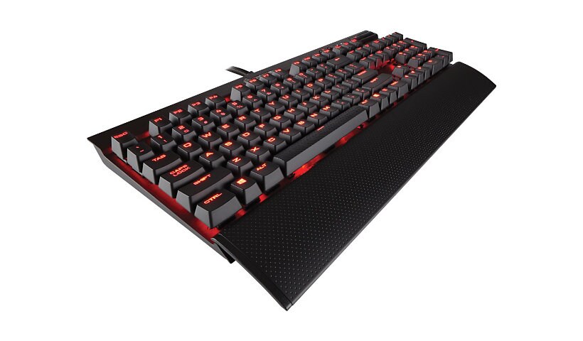 CORSAIR Gaming K70 LUX Mechanical - keyboard - US - anodized brushed alumin