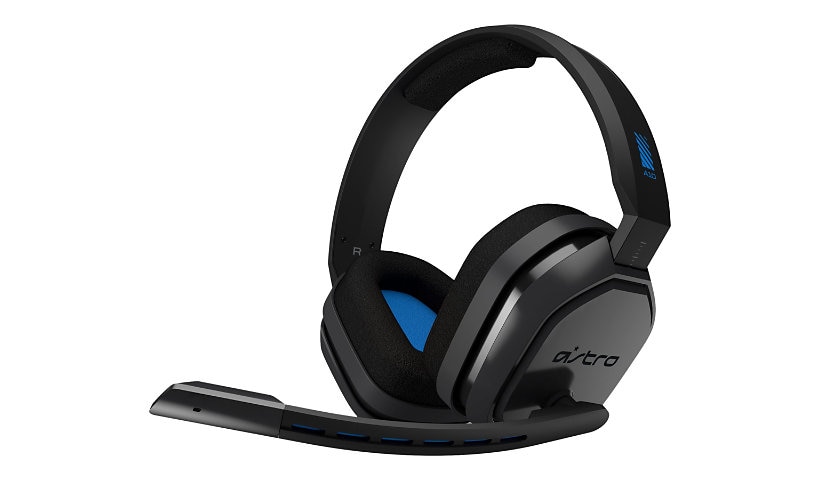Logitech ASTRO A10 Headset with Microphone for PlayStation 4 - Gray/Blue