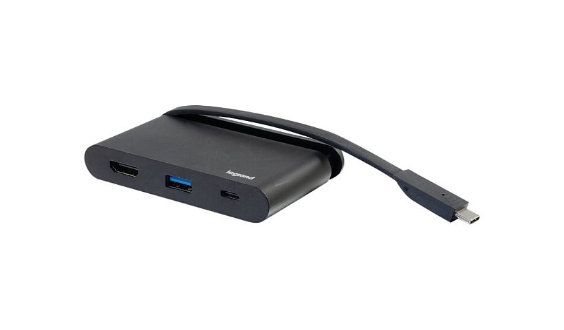 C2G USB C to HDMI, USB 3.0 Multiport Adapter Hub - 100W PD - 4K 30Hz - M/F