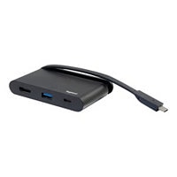 C2G USB C Mini Dock with HDMI, USB & Power Delivery up to 100W - external v