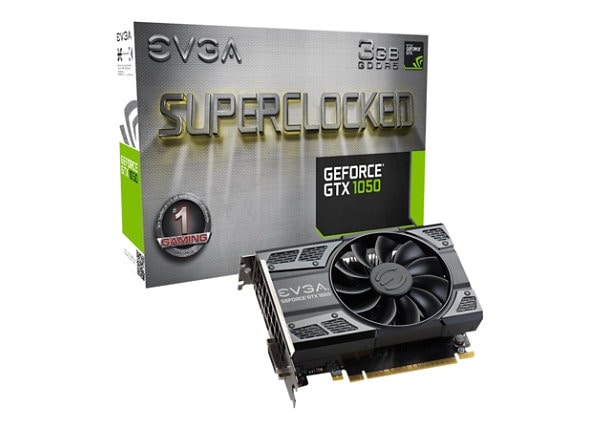 EVGA GeForce GTX 1050 SC Gaming - graphics card - NVIDIA GeForce GTX 1050 - 3 GB