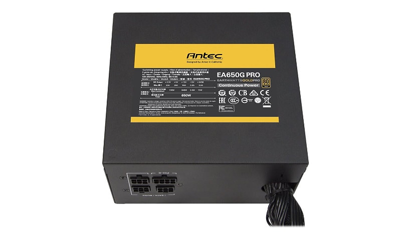 Antec EarthWatts Gold EA650G PRO - power supply - 650 Watt