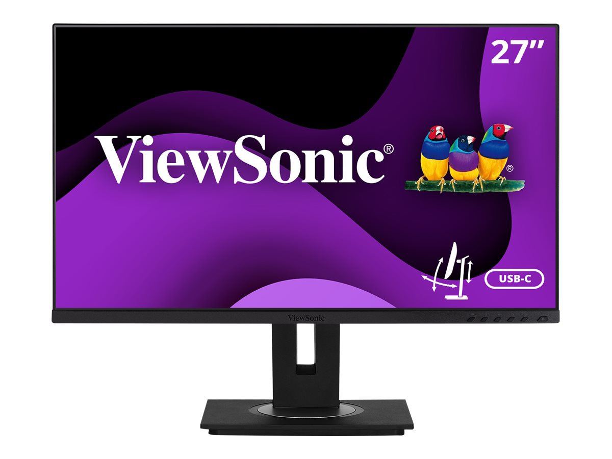 ViewSonic Ergonomic VG2755 - 1080p IPS Monitor with USB-C, HDMI, DisplayPor