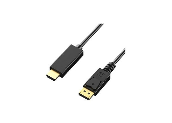 Axiom 10' DisplayPort Male to HDMI Male Adapter Cable