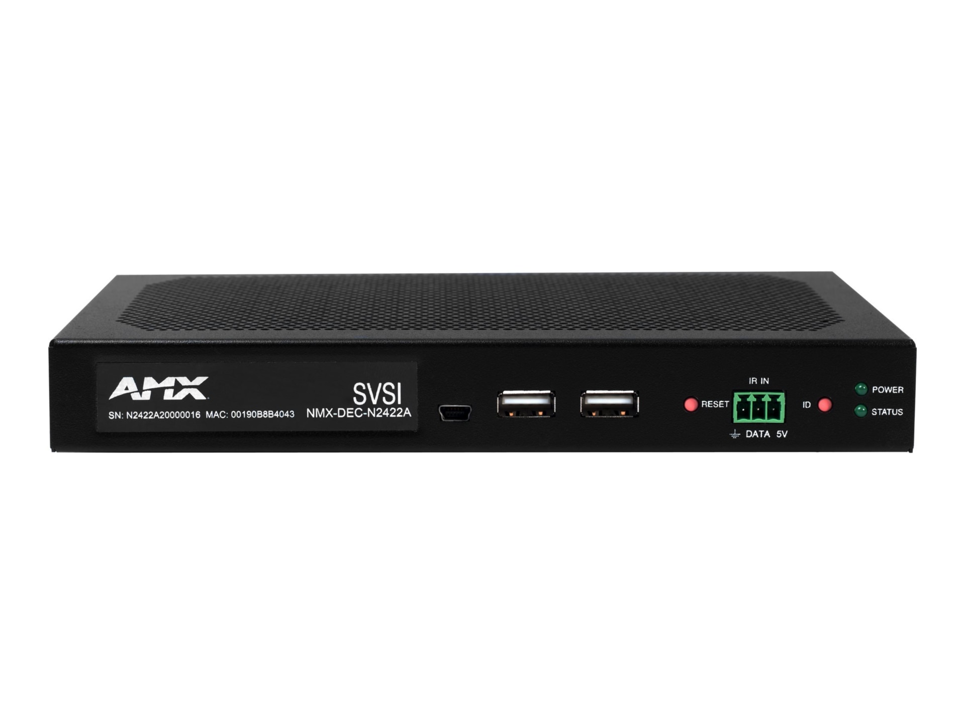 AMX NMX-DEC-N2422A video over IP decoder