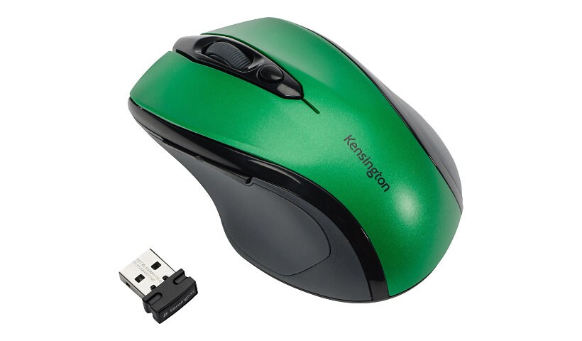 Kensington Pro Fit Mid-Size - mouse - 2.4 GHz - emerald green