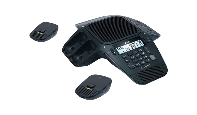 VTech ErisStation Conference Phone with Wireless Mics - cordless conference