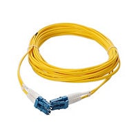 Proline 0.3m LC (M) to LC (M) Yellow OS2 Duplex OFNR Fiber Patch Cable