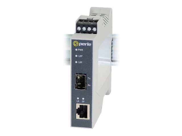 Perle SR-1110-SFP - fiber media converter - 10Mb LAN, 100Mb LAN, GigE