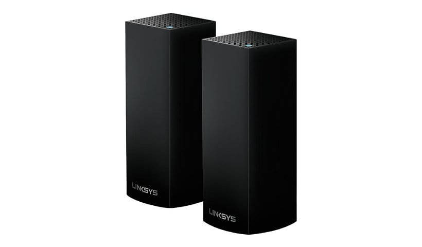 Linksys Velop Intelligent Mesh WiFi System, Tri-Band, 2-Pack Black (AC4400)