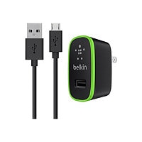 Belkin 12W USB-A Wall Charger + USB-A to Micro-USB Cable - Black