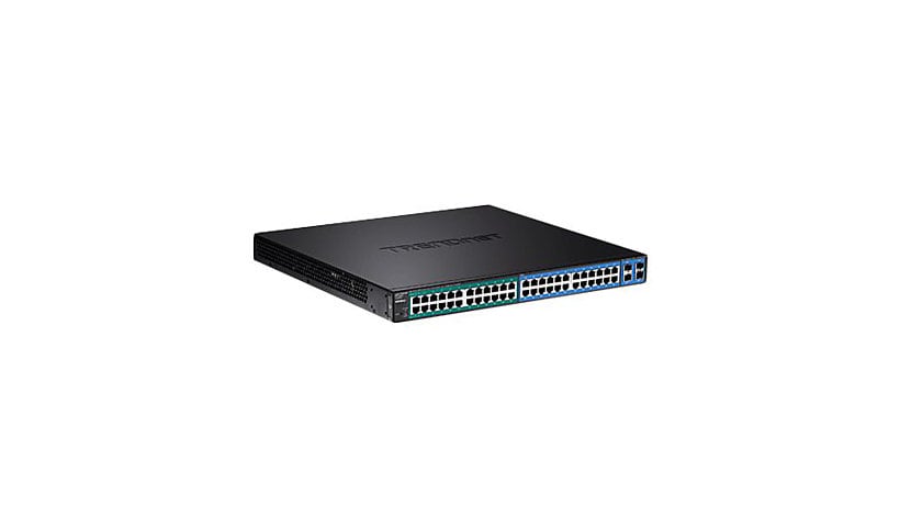 TRENDnet TL2 PG484 - switch - 48 ports - managed - rack-mountable
