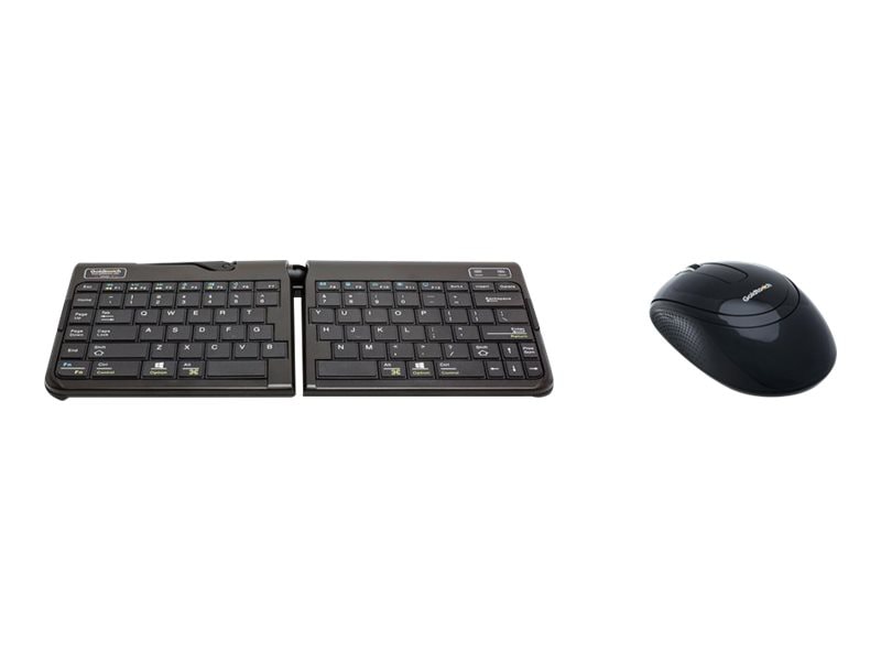 KeyOvation Goldtouch Go2 Bluetooth Keyboard,Bluetooth Comfort Mouse Bundle