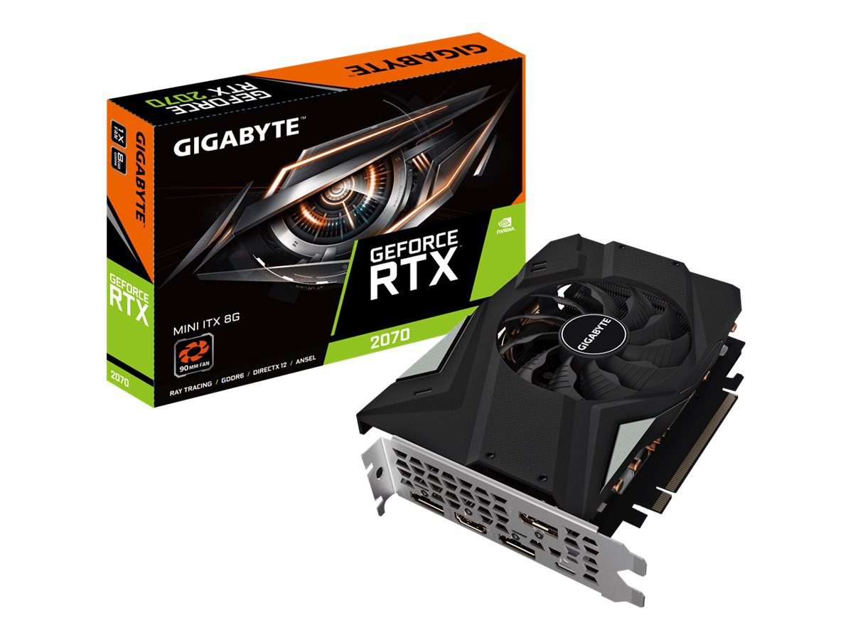 Gigabyte GeForce RTX 2070 MINI ITX 8G - graphics card - GF RTX 2070 - 8 GB