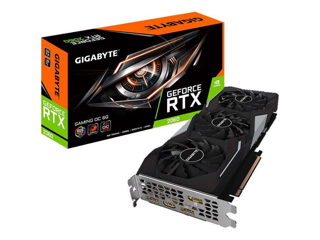 Gigabyte GeForce RTX 2060 GAMING OC 6G - graphics card - GF RTX 2060 - 6 GB