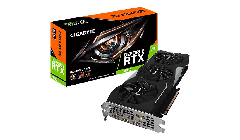 Gigabyte GeForce RTX 2060 GAMING OC 6G - graphics card - GF RTX 2060 - 6 GB
