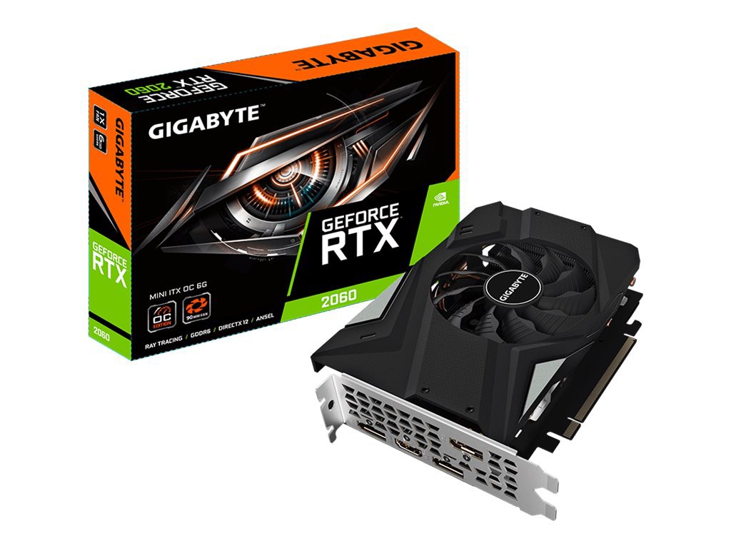 Gigabyte GeForce RTX 2060 MINI ITX OC 6G - graphics card - GF RTX 2060 - 6
